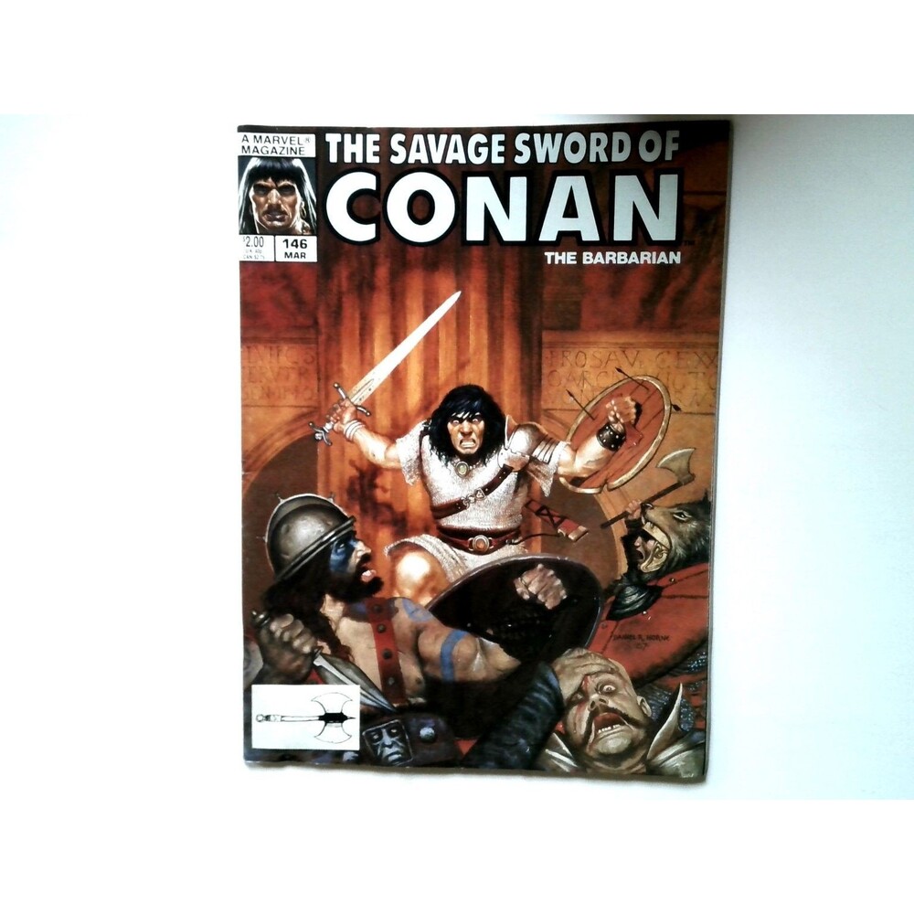 The Savage Sword of Conan #146 Marvel Magazine 1988 Modern Age